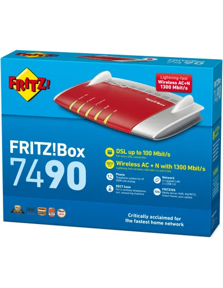 AVM Fritz!BOX 7490 Router Wifi 5GHz