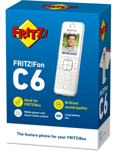 AVM Fritz!Fon C6 Teléfono Inalámbrico Blanco