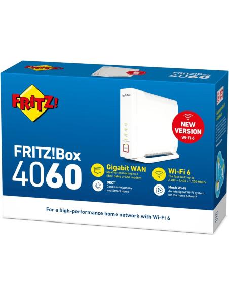 AVM Fritz!Box 4060 Router Wi-Fi 6 Dual Band