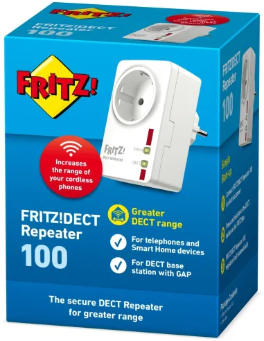 AVM Fritz!DECT 100 Repetidor DECT para Teléfonos Inalámbricos