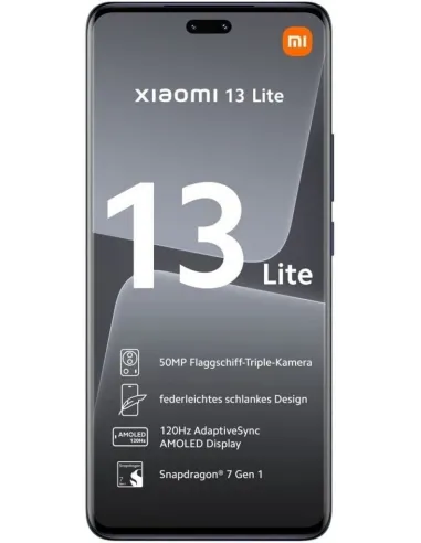 Xiaomi 13 Lite 5G 8/256GB Negro