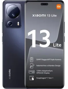 Xiaomi 13 Lite 5G 8/256GB Negro