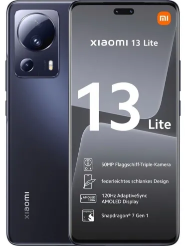 Xiaomi 13 Lite 5G 8/256GB Negro