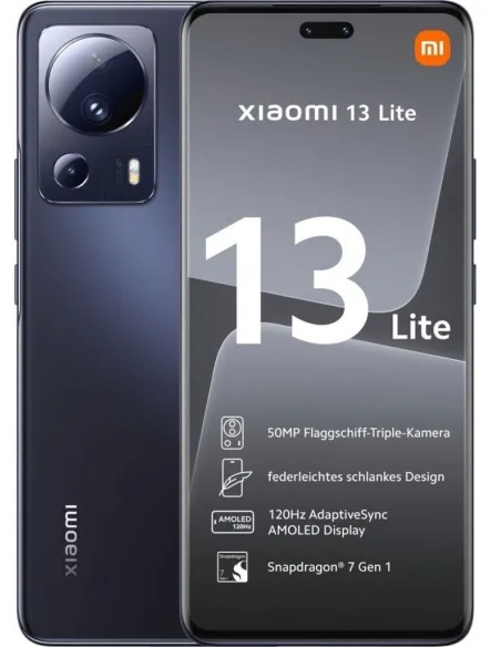 Xiaomi 13 Lite 5G 8/256GB Negro