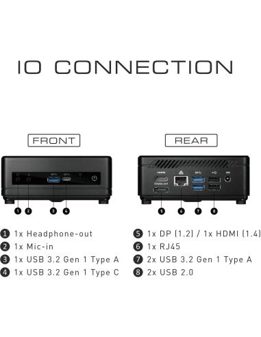 MSI Cubi 5 10M-008BEU Intel Core i5-10210U