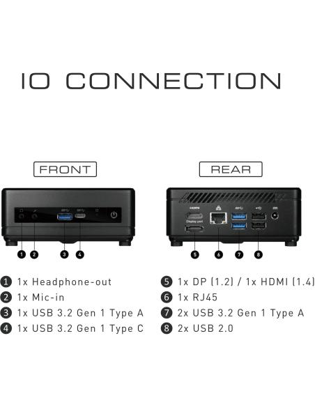 MSI Cubi 5 10M-008BEU Intel Core i5-10210U