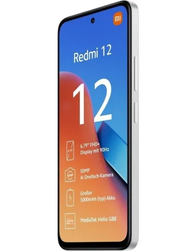 Xiaomi Redmi 12 4/128GB Plata Polar