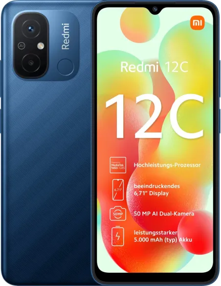 Xiaomi Redmi 12C 4/128GB Azul