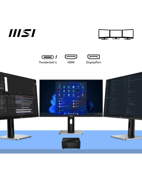MSI Cubi 5 12M-211BES Intel Core i5-1235U Negro
