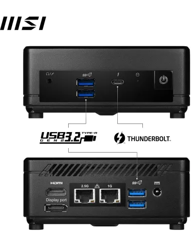 MSI Cubi 5 12M-211BES Intel Core i5-1235U Negro