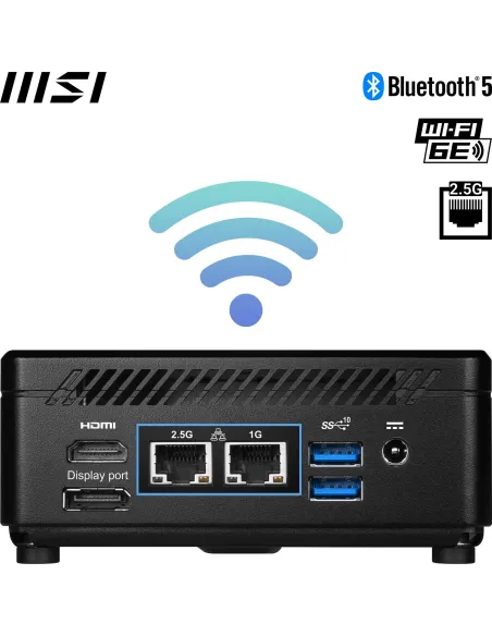 MSI Cubi 5 12M-211BES Intel Core i5-1235U Negro
