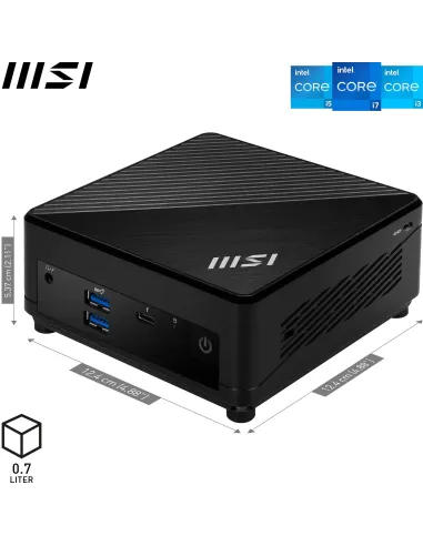 MSI Cubi 5 12M-212BES Intel Core i3-1215U Negro