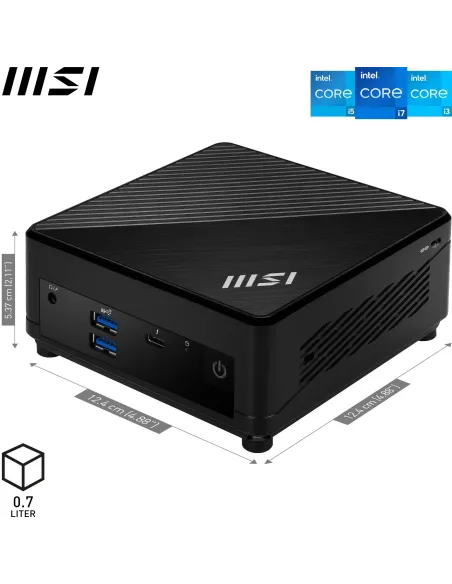 MSI Cubi 5 12M-212BES Intel Core i3-1215U Negro