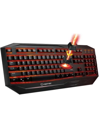 Hiditec GKE010000 GK200 Teclado Gaming Retroiluminado