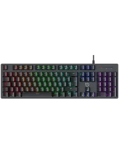 Hiditec GKE010004 GK400 Teclado Mecánico Negro ARGB Switch Rojo-FTRTUS0515