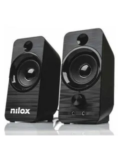 Nilox Altavoces de Sobremesa 6W Negros-MAUA200230
