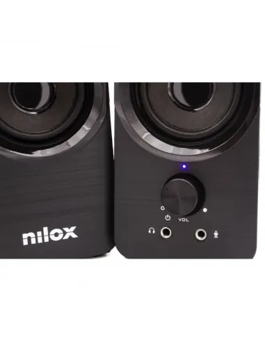 Nilox Altavoces de Sobremesa 6W Negros