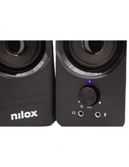 Nilox Altavoces de Sobremesa 6W Negros
