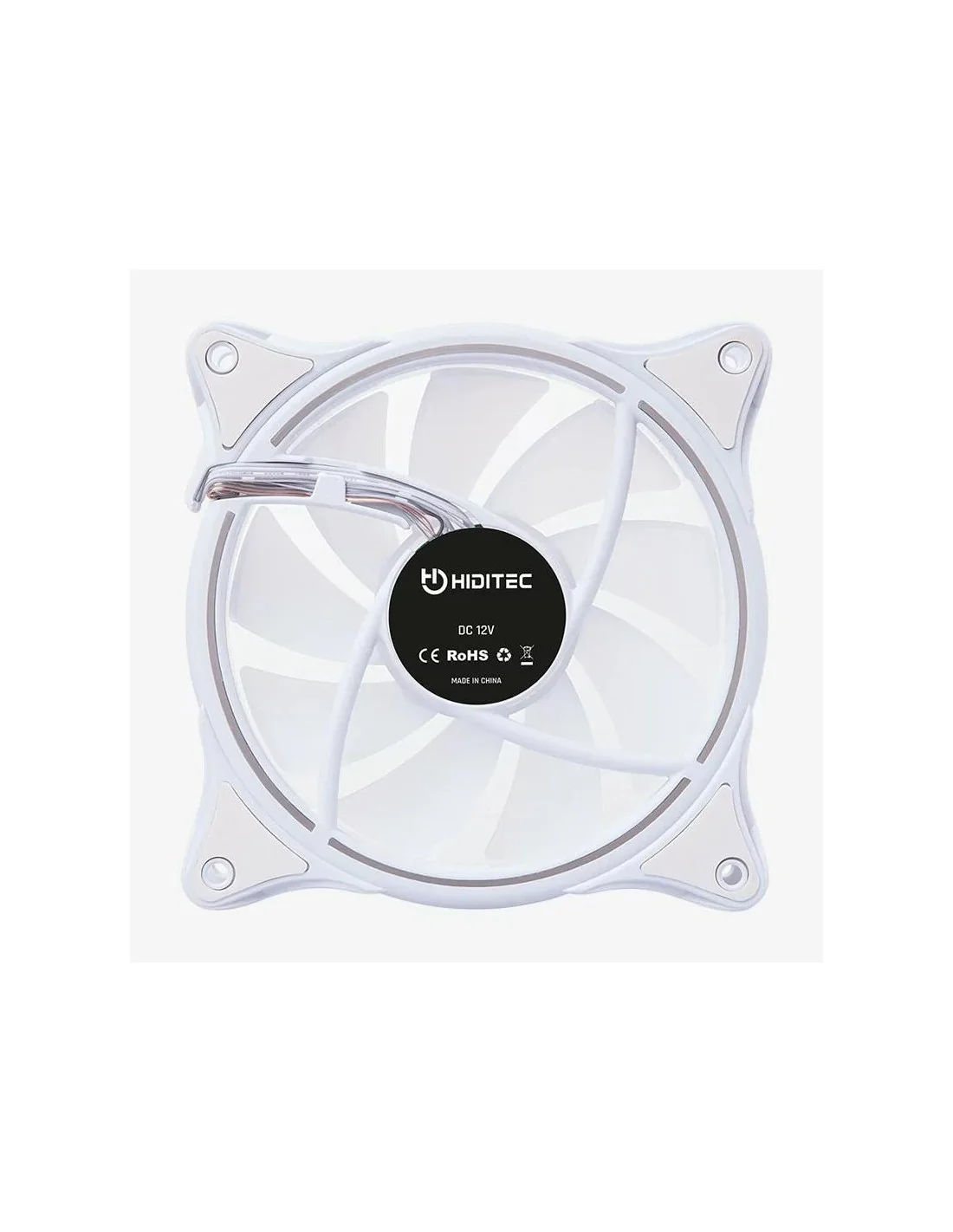 Hiditec N18 Ventilador Gaming ARGB de 120mm Blanco