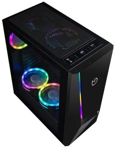 Hiditec V20 Cristal Templado USB 3.0 aRGB