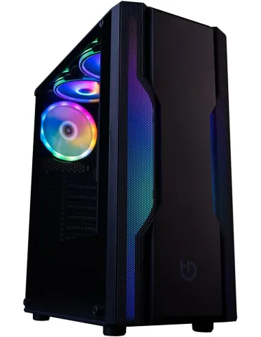 Hiditec V40 ARGB Pro Cristal Templado USB 3.0 Negra