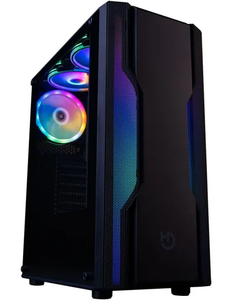 Hiditec V40 ARGB Pro Cristal Templado USB 3.0 Negra