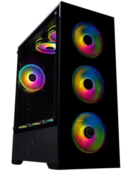 Hiditec Z20 ARGB Cristal Templado USB 3.0 Negra