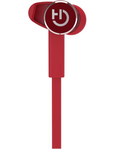 Hiditec Aken Auricular Bluetooth Rojo