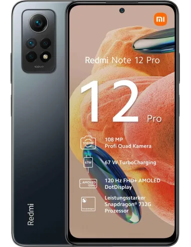 Xiaomi Redmi Note 12 Pro 4G 8/128GB Gris