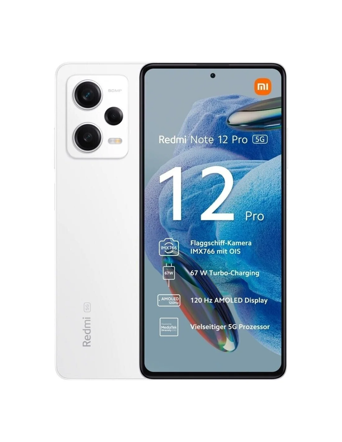 Xiaomi Redmi Note 12 Pro 5G 8/128GB Blanco