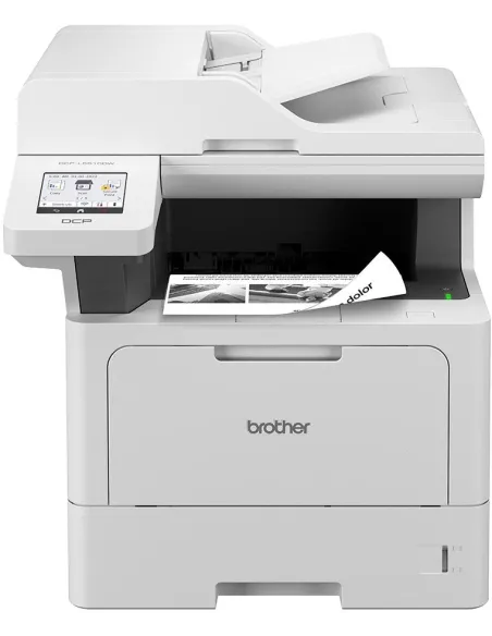 Brother MFC-L5710DN Impresora Láser Multifunción Monocromo Dúplex Fax Blanca