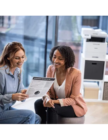 Brother MFC-L5710DN Impresora Láser Multifunción Monocromo Dúplex Fax Blanca