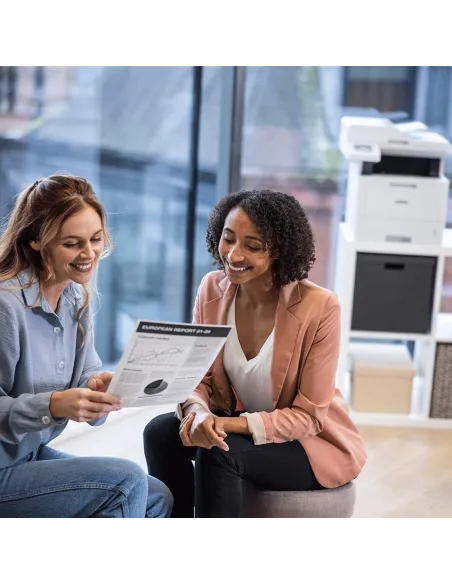 Brother MFC-L5710DN Impresora Láser Multifunción Monocromo Dúplex Fax Blanca