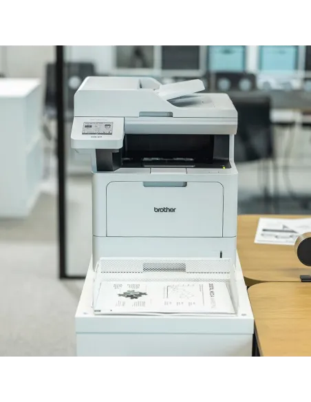 Brother MFC-L5710DN Impresora Láser Multifunción Monocromo Dúplex Fax Blanca