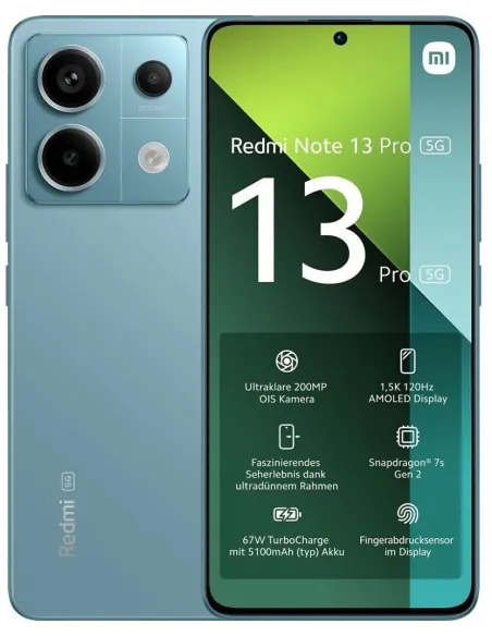 Xiaomi Redmi Note 13 Pro 5G 12/512GB Azul