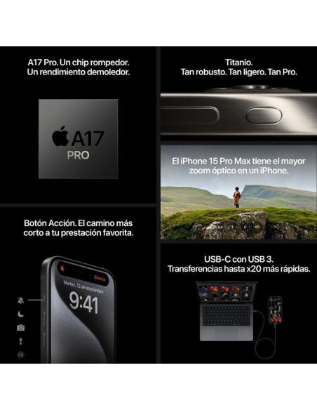 Apple iPhone 12 Pro Max 128GB Titanio Blanco (Reacondicionado)