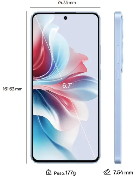 Oppo Reno 11F 5G 8/256GB Azul