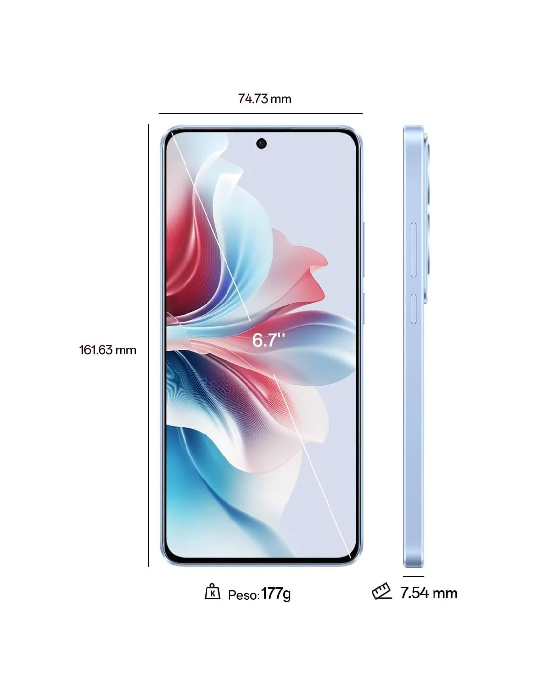 Oppo Reno 11F 5G 8/256GB Azul