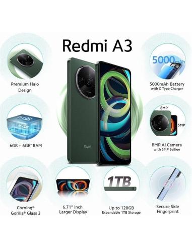 Xiaomi Redmi A3 4/128GB Verde