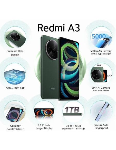 Xiaomi Redmi A3 4/128GB Verde