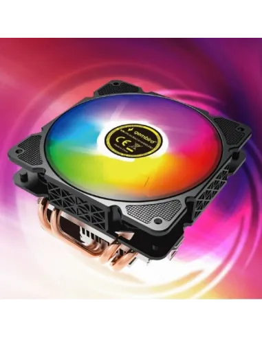 Gembird CPU-HURACAN-ARGB-X140 Ventilador de Refrigeración de CPU 120mm 100W LED RGB 4 Pines