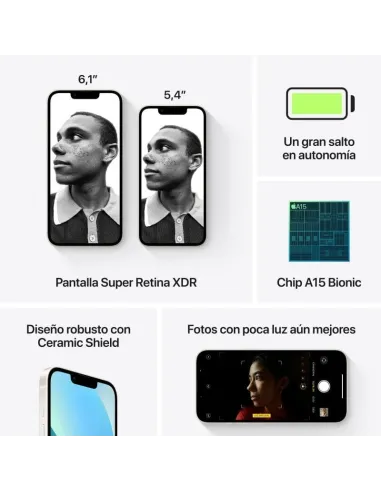 Apple iPhone 13 512GB Blanco Estrella (Reacondicionado)