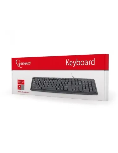 Gembird KB-U-103-ES Teclado USB Negro