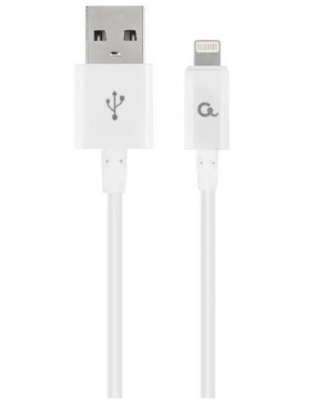 Gembird CC-USB2P-AMLM-1M-W Cable USB-A a Lightning 1m Blanco