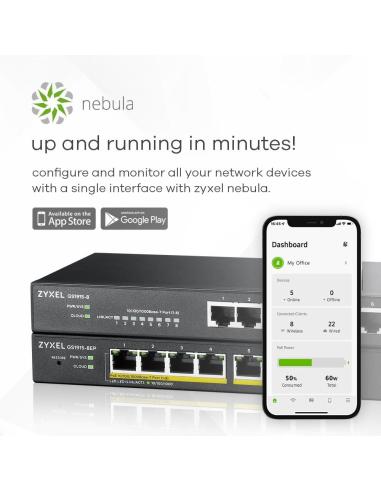 Zyxel GS1915-8EP Switch PoE Gestionado L2 8 Puertos Gigabit Ethernet