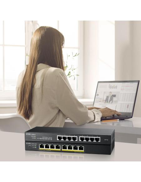 Zyxel GS1915-8EP Switch PoE Gestionado L2 8 Puertos Gigabit Ethernet