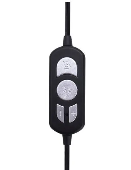 Nilox NXAU0000002 Auriculares USB con Micrófono Negros