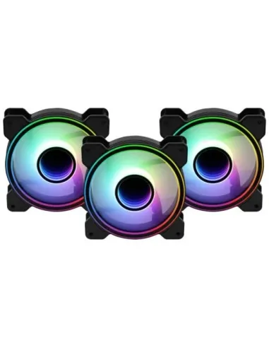 Aerocool Mirage 12 ARGB Pro Pack 3 Ventiladores 120mm ARGB + Hub H66F RGB + Control Remoto