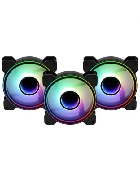 Aerocool Mirage 12 ARGB Pro Pack 3 Ventiladores 120mm ARGB + Hub H66F RGB + Control Remoto