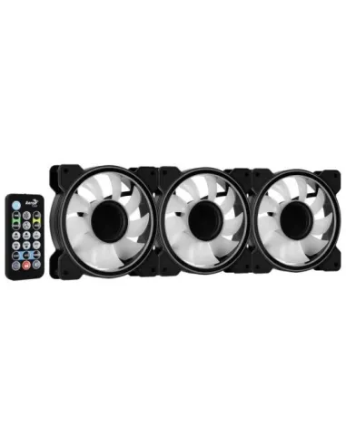 Aerocool Mirage 12 ARGB Pro Pack 3 Ventiladores 120mm ARGB + Hub H66F RGB + Control Remoto